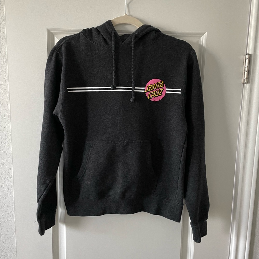 Santa Cruz Skateboards gray hoodie